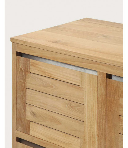 Dune - Meuble salle de bain en teck massif 140 cm