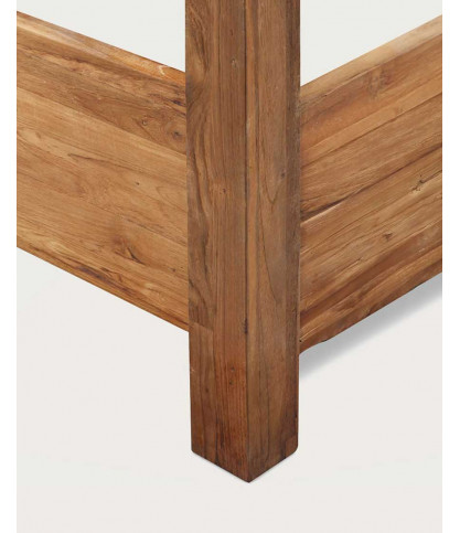 Java - Lit baldaquin en teck massif