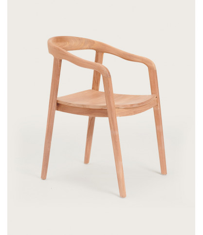 Charline - Chaise en teck massif