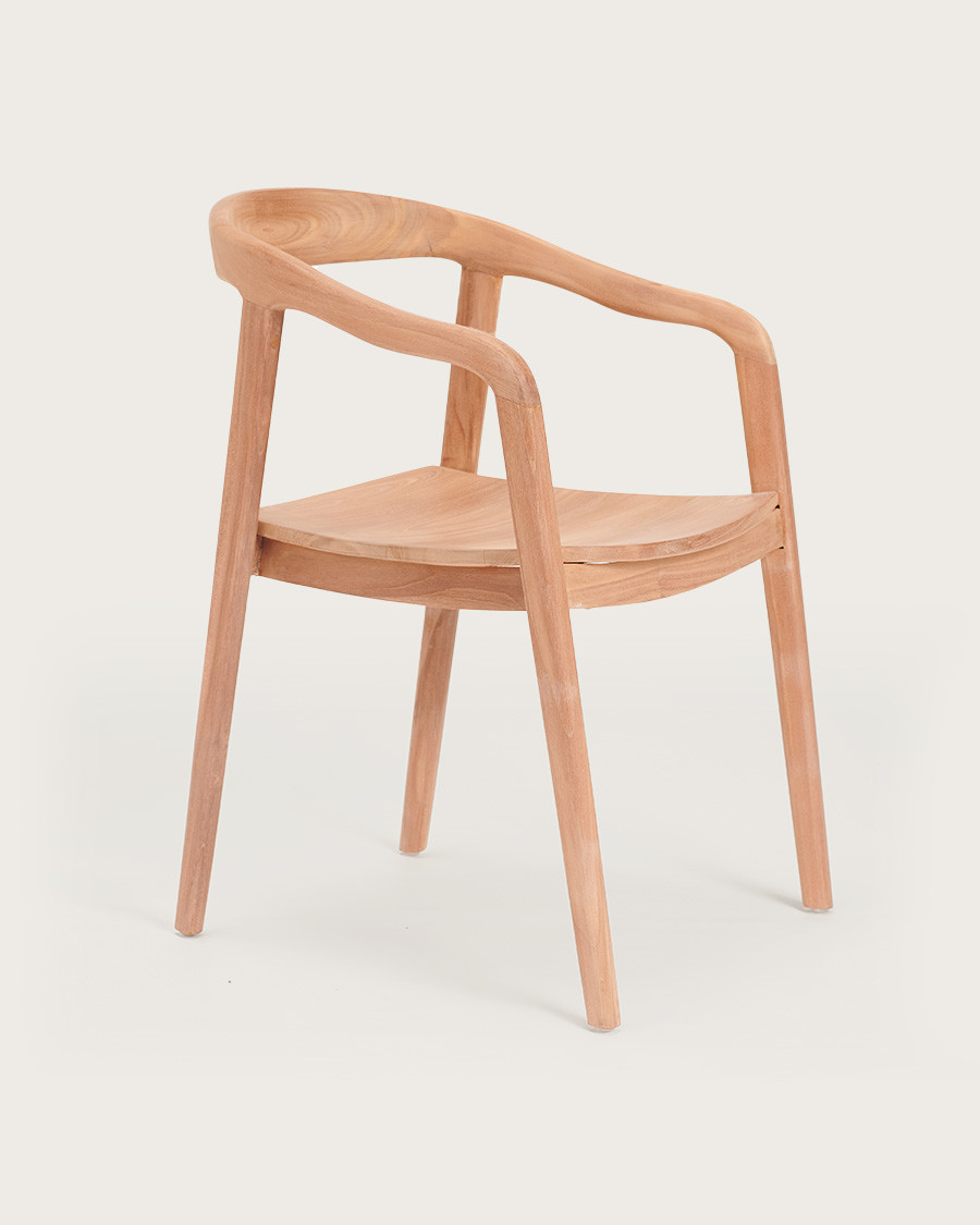 Charline - Chaise en teck massif