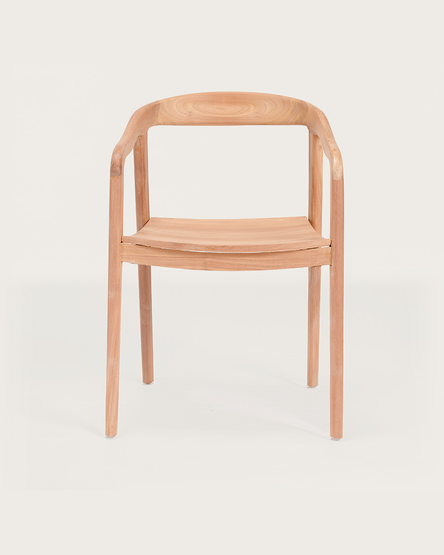 Charline - Chaise en teck massif