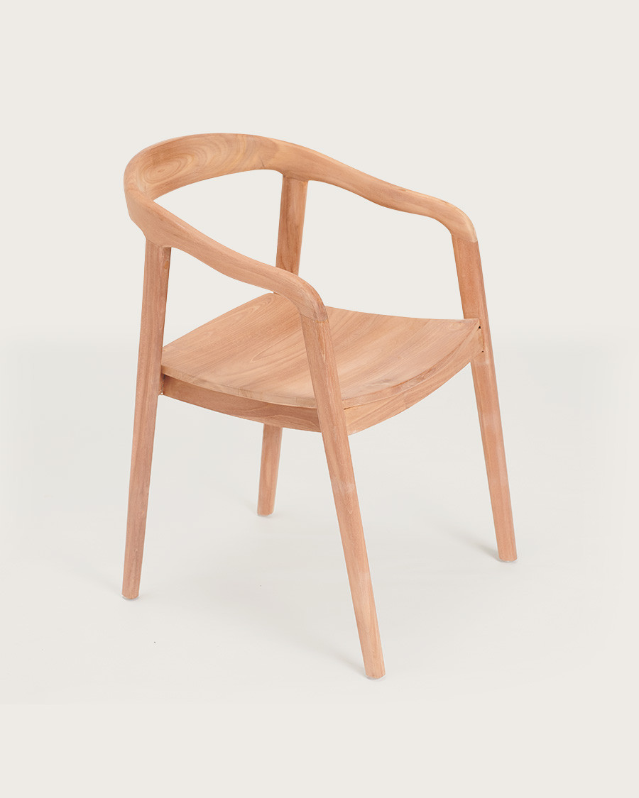 Charline - Chaise en teck massif