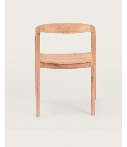 Charline - Chaise en teck massif