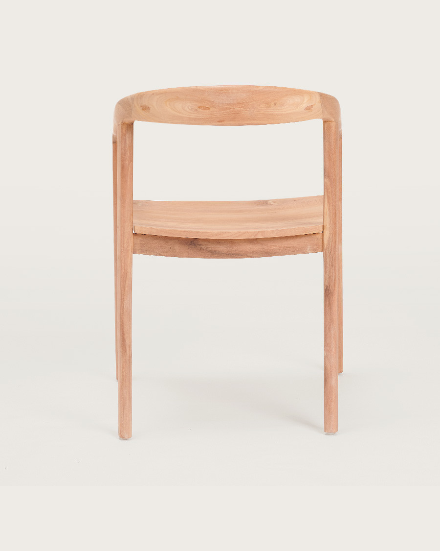 Charline - Chaise en teck massif