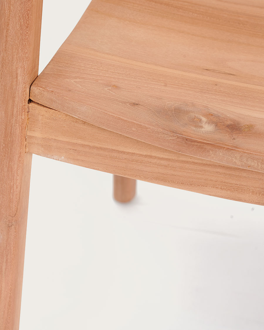 Charline - Chaise en teck massif