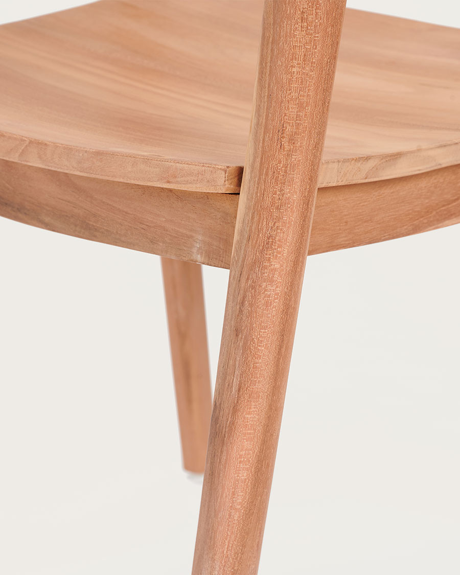 Charline - Chaise en teck massif