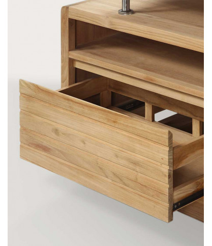 Latitude - Meuble salle de bain en teck 140 cm