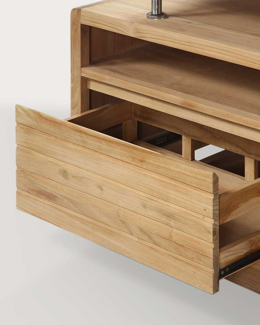 Latitude - Meuble salle de bain en teck 140 cm