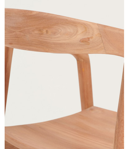 Charline - Chaise en teck massif