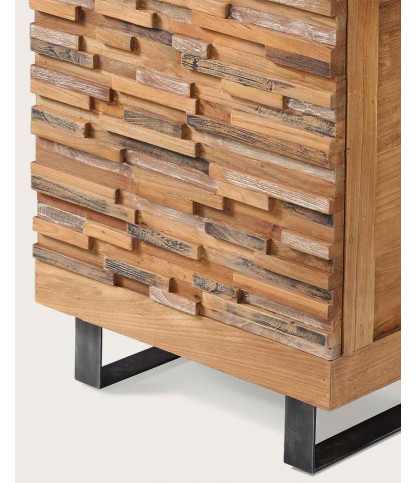 Néo - Colonne de salle de bain en teck massif