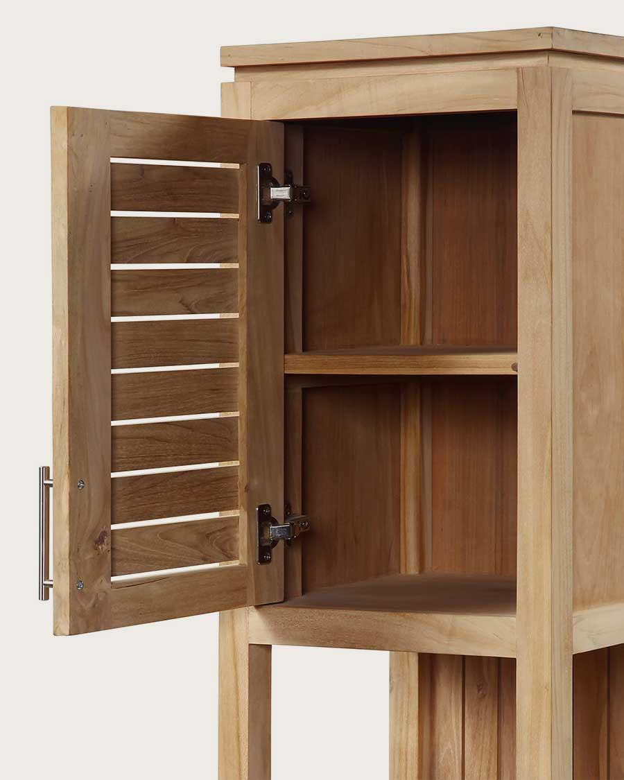 Oasis - Colonne de salle de bain en teck massif