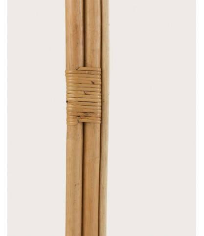 Lana - Miroir échelle vertical en rotin tressé