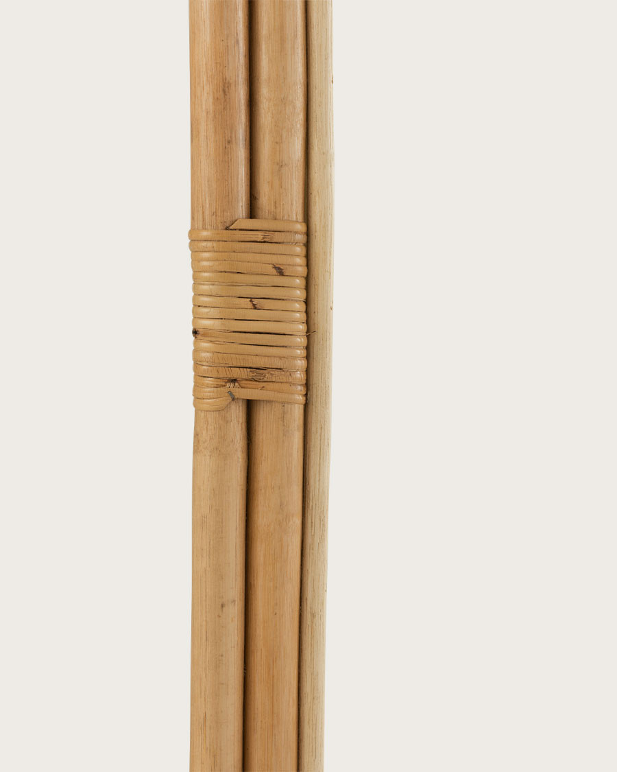 Lana - Miroir échelle vertical en rotin tressé