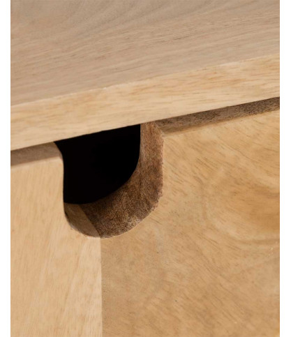 Kali - Buffet en bois et cannage 145 cm