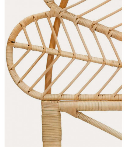 Flower - Tête de lit en rotin tressé