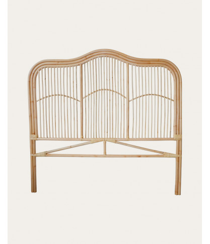 Wave - Tête de lit en rotin tressé