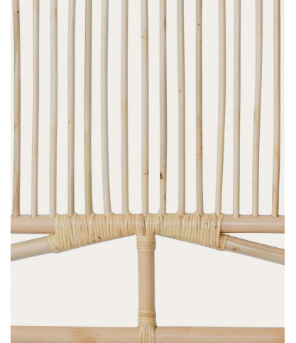 Wave - Tête de lit en rotin tressé