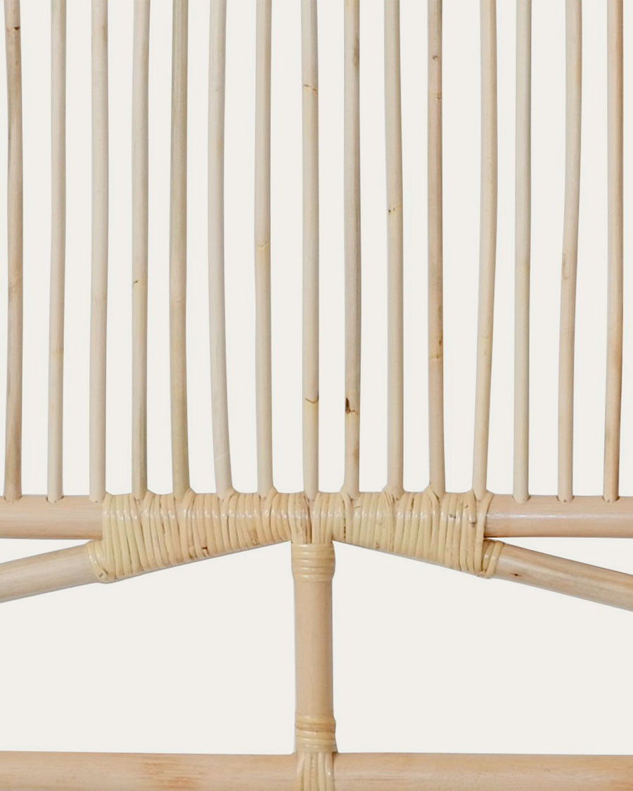 Wave - Tête de lit en rotin tressé