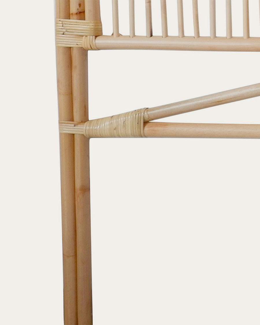 Wave - Tête de lit en rotin tressé