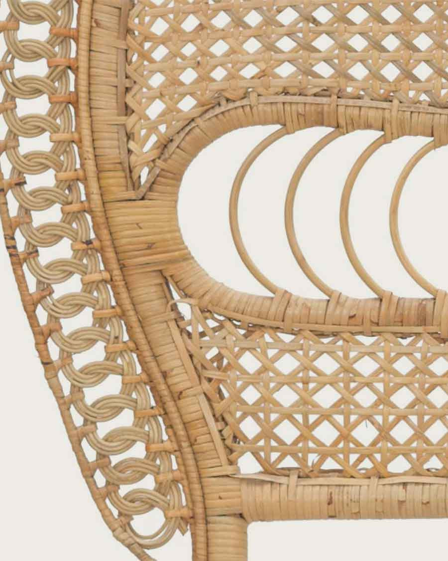 Coco - Tête de lit en rotin tressé