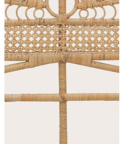 Coco - Tête de lit en rotin tressé