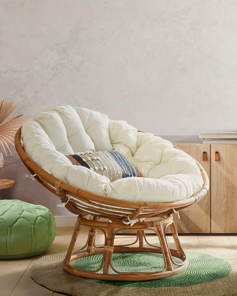 Paipai - Fauteuil rond en...