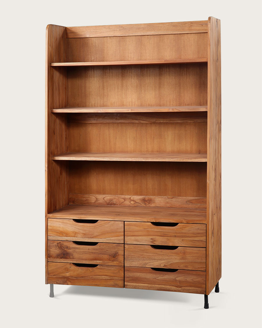 Jodhpur - Étagère en teck massif