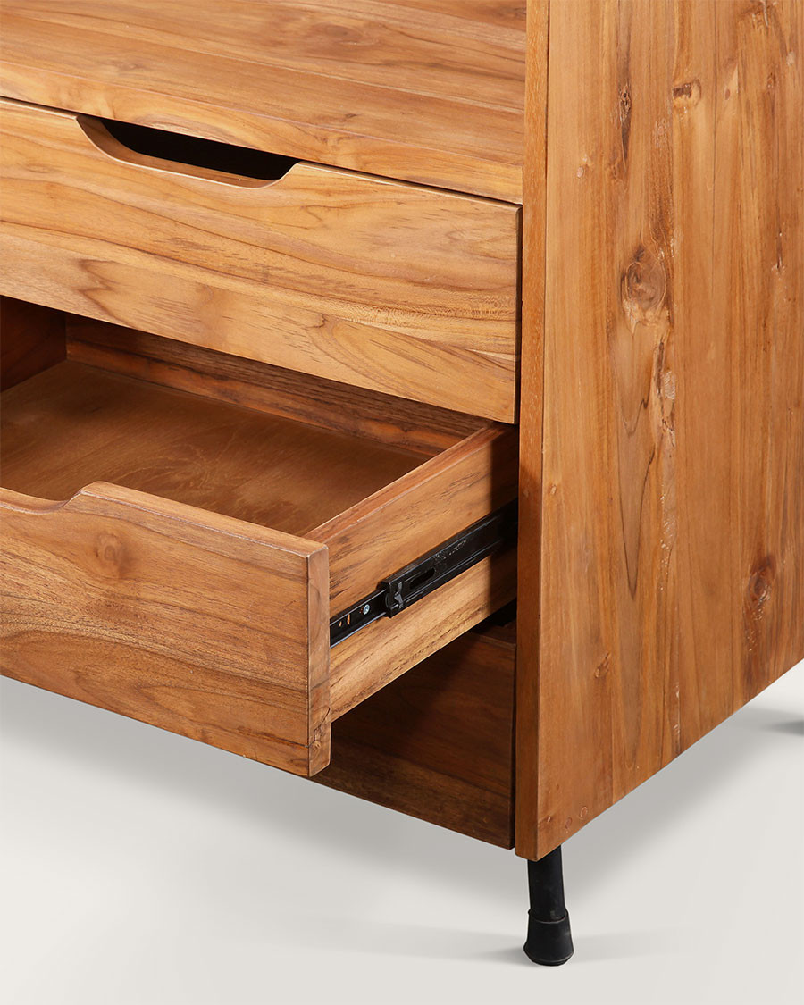 Jodhpur - Étagère en teck massif