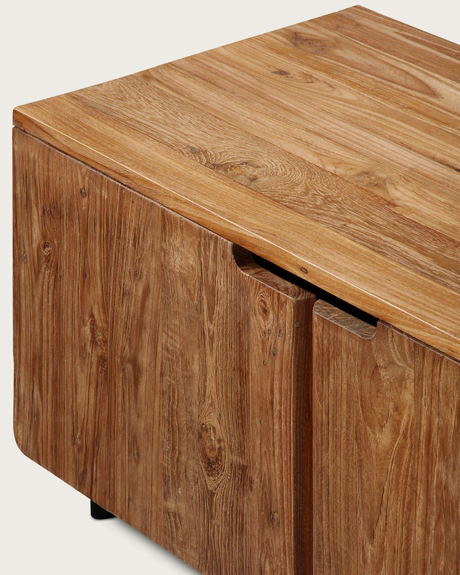 Jodhpur - Meuble TV 4 portes en teck massif