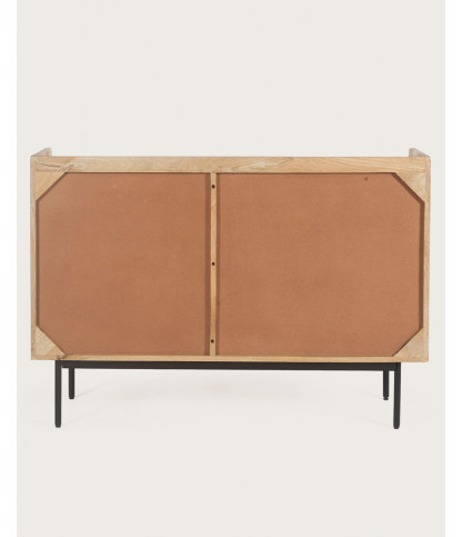 Kali - Commode en manguier massif et cannage rotin