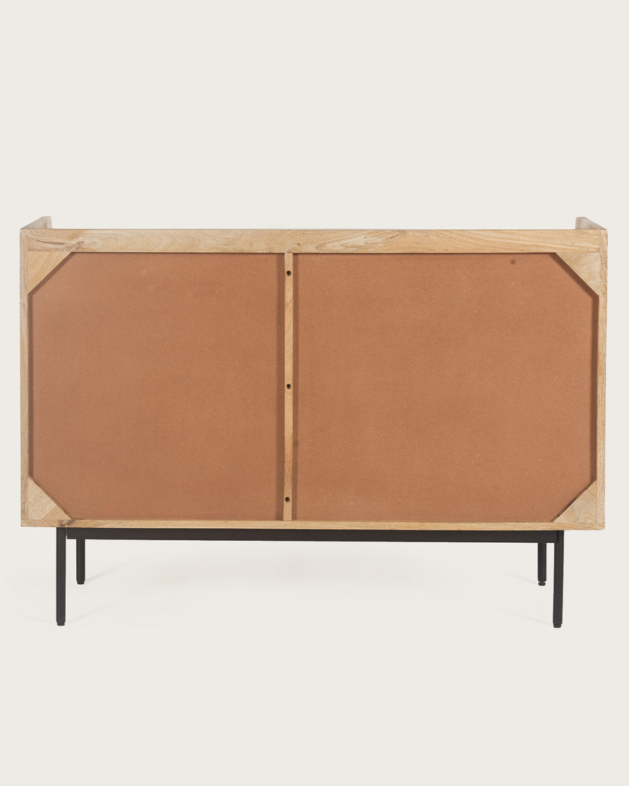 Kali - Commode en manguier massif et cannage rotin