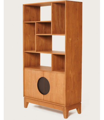 Kyoto - Bibliothèque en teck massif