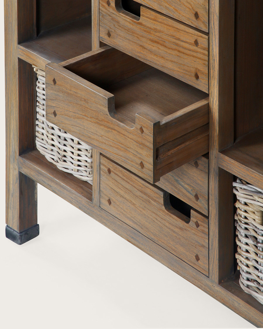 Harmonie - Meuble sous vasque en teck massif 100 cm