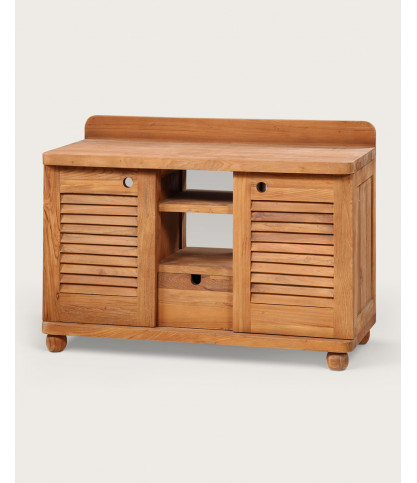 Eclipse - Meuble de salle de bain en teck massif