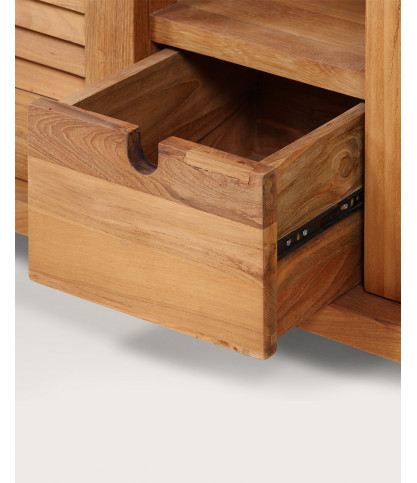 Eclipse - Meuble de salle de bain en teck massif