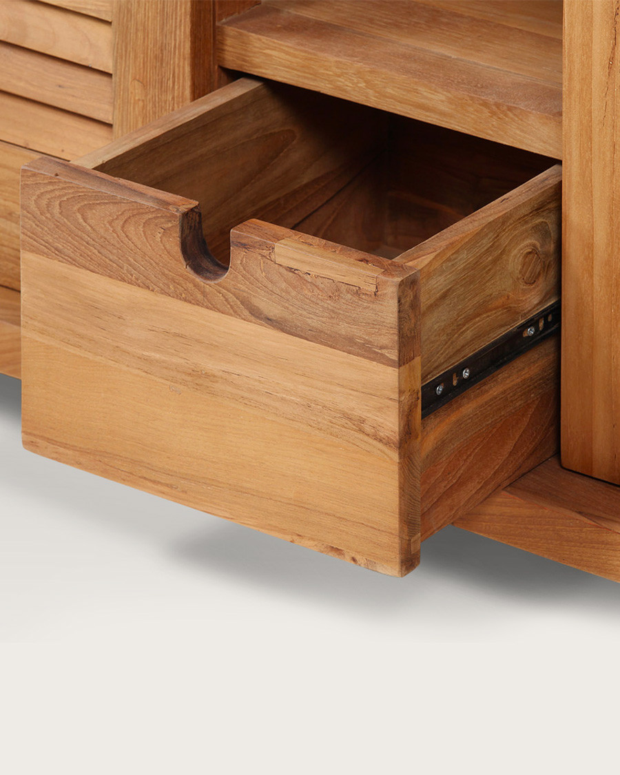 Eclipse - Meuble de salle de bain en teck massif