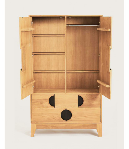 Kyoto - Armoire en teck massif