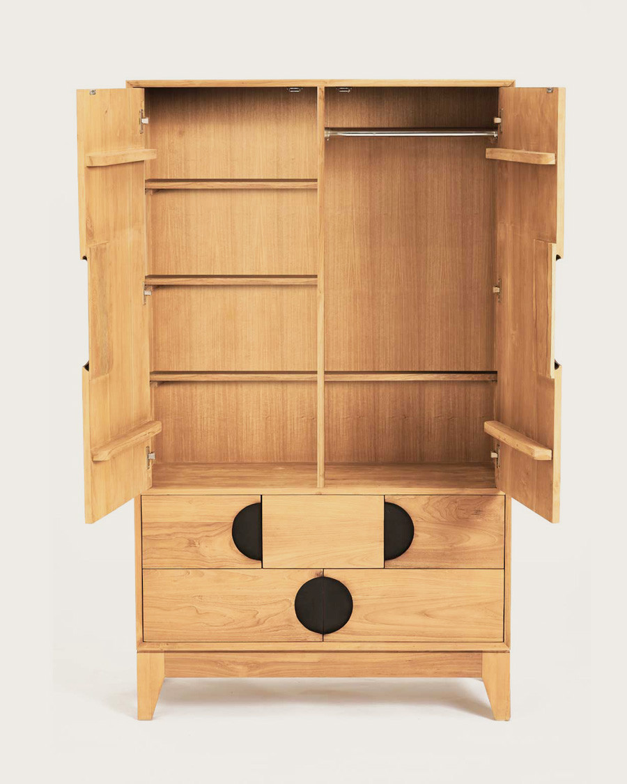 Kyoto - Armoire en teck massif