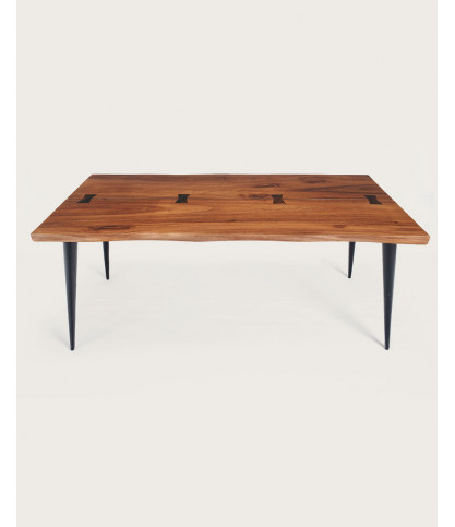 Kanpur - Table repas en suar massif L160 cm 6 pers.