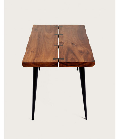 Kanpur - Table repas en suar massif L160 cm 6 pers.