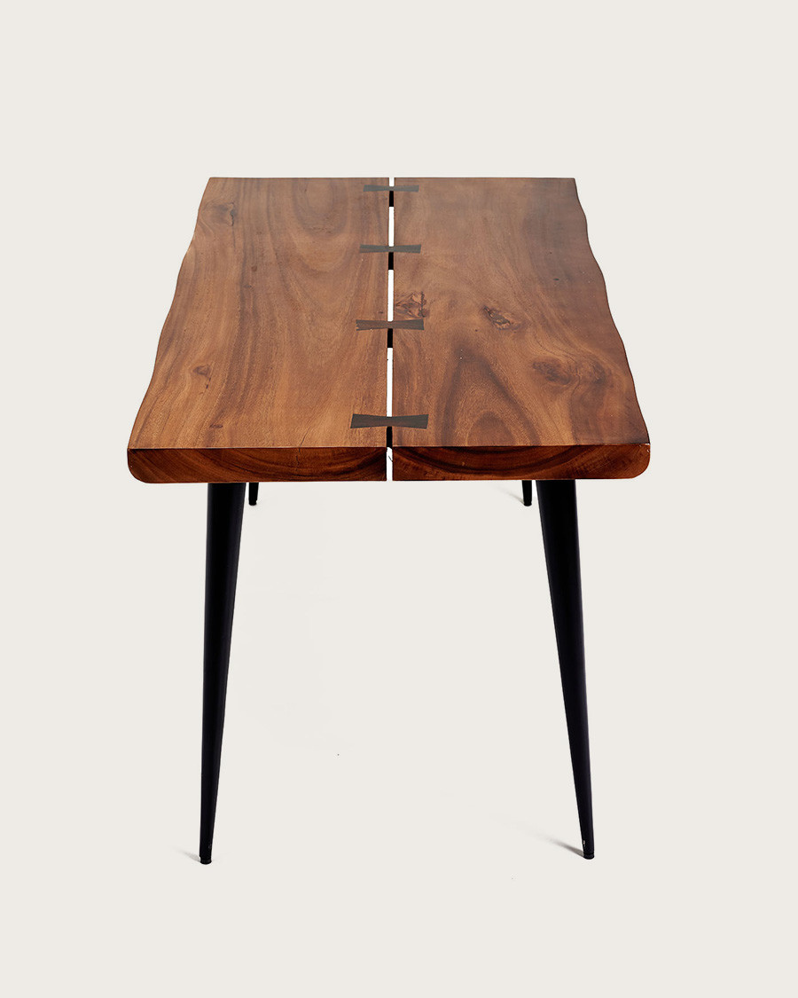 Kanpur - Table repas en suar massif L160 cm 6 pers.