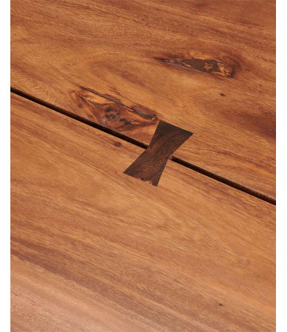 Kanpur - Table repas en suar massif L160 cm 6 pers.