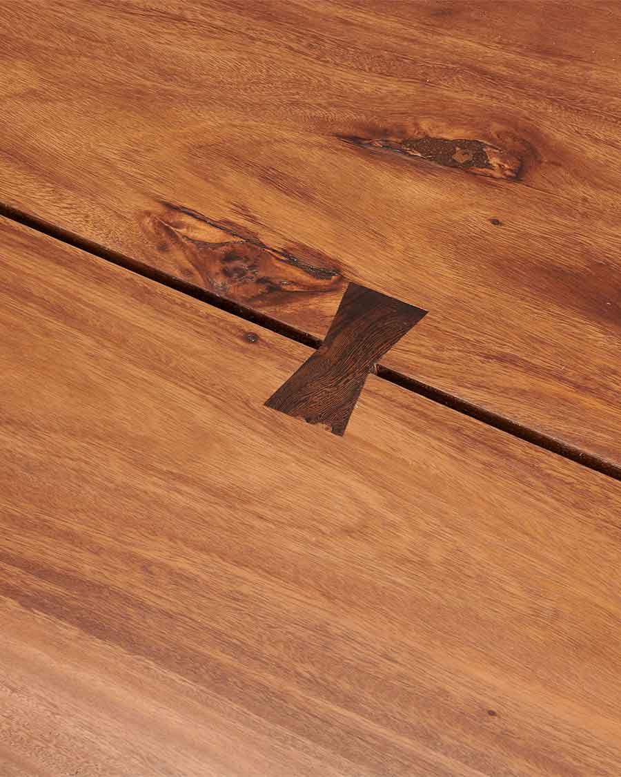 Kanpur - Table repas en suar massif L160 cm 6 pers.