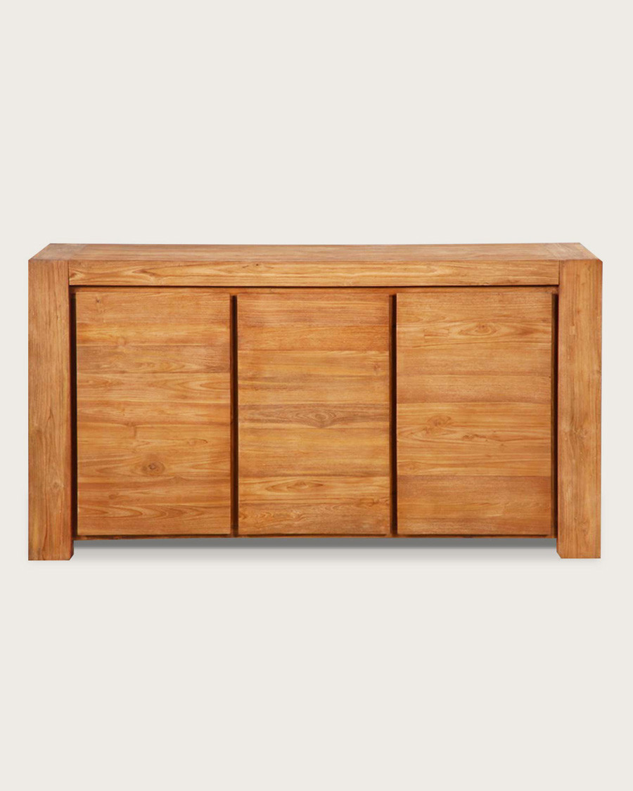 Kutaya - Buffet 3 portes en teck massif