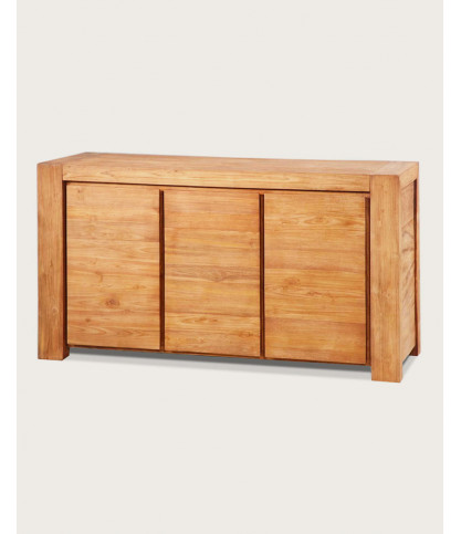 Kutaya - Buffet 3 portes en teck massif