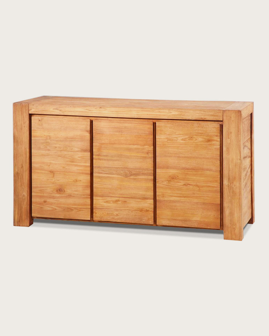 Kutaya - Buffet 3 portes en teck massif