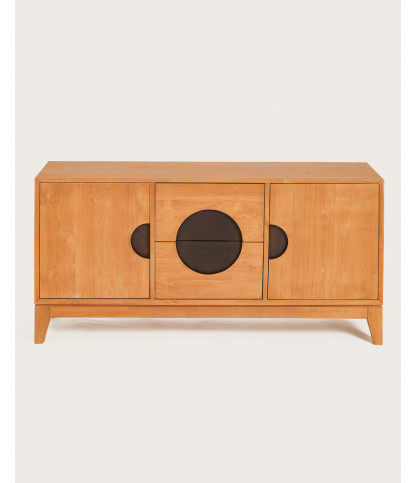 Kyoto - Buffet vintage en teck massif 165 cm