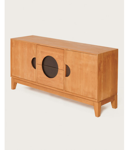 Kyoto - Buffet vintage en teck massif 165 cm