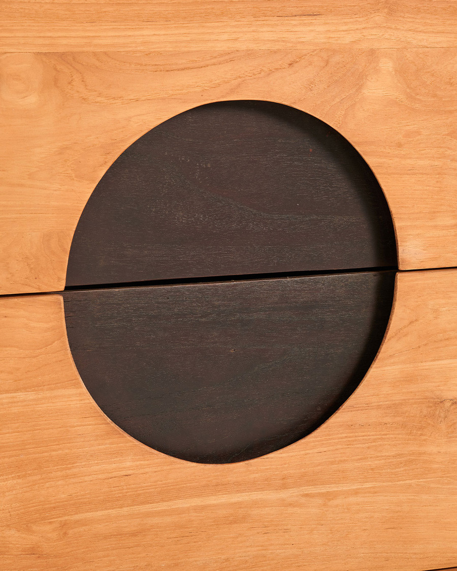 Kyoto - Buffet vintage en teck massif 165 cm