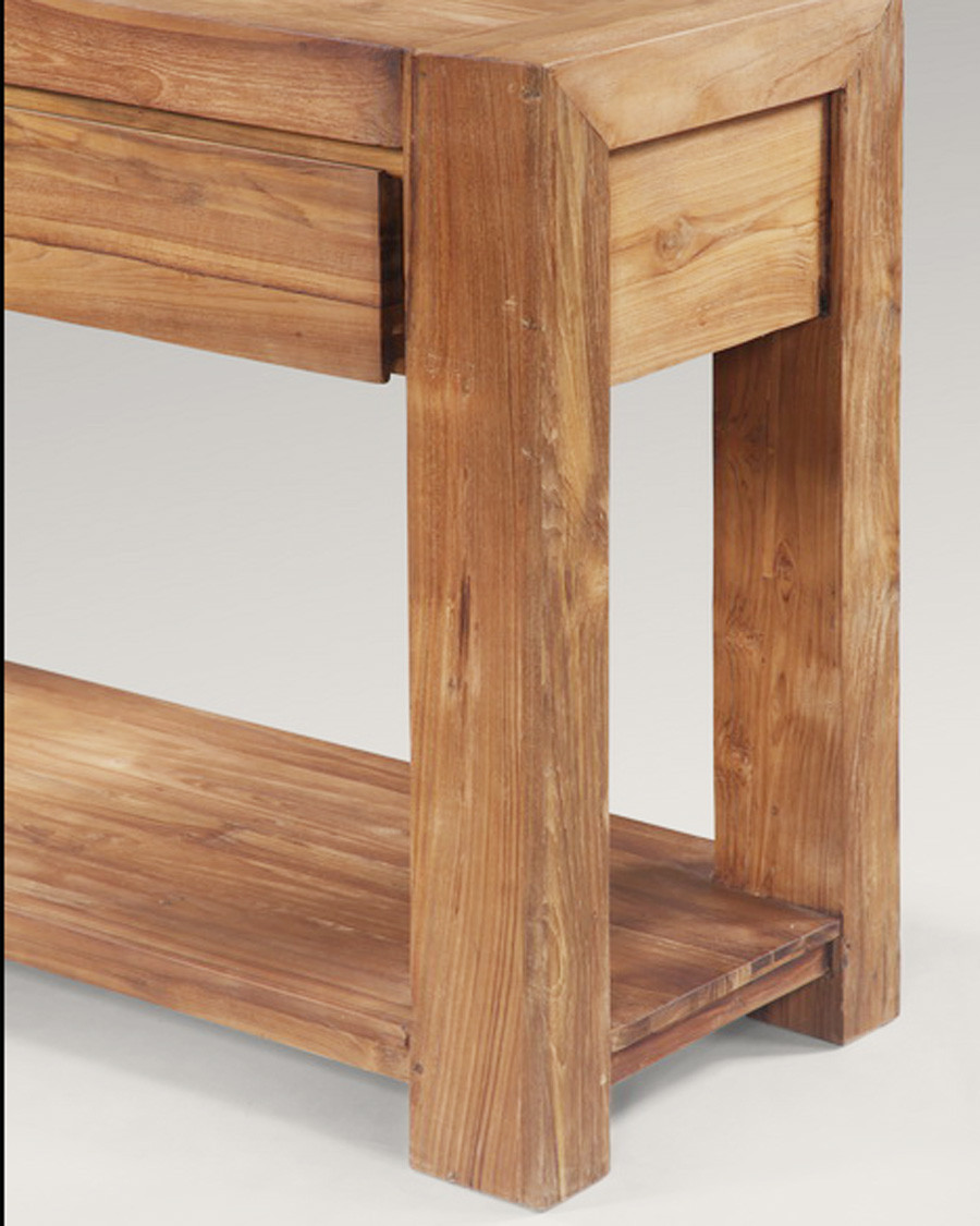 Kutaya - Console en teck massif